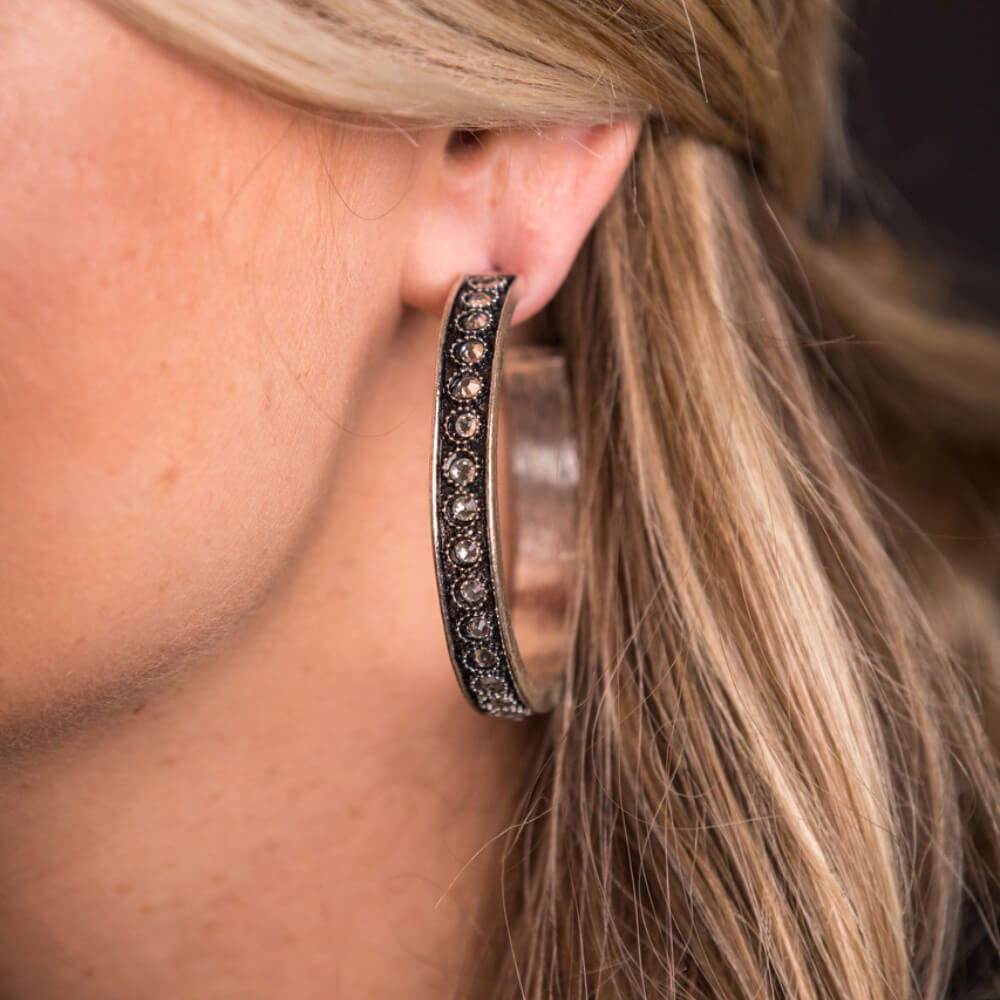 West & Co. Womens The Alexandria Earrings Silver - E775CLR