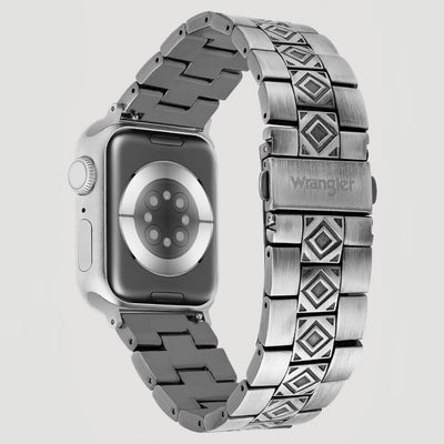 Wrangler Antique Metal Universal Watchband Silver - LW/1001SVSVWR