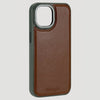 Wrangler Apple iPhone 15 Leather Case Brown