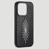 Wrangler Apple iPhone 15 Pro Leather Embroidery Case Black - LW/3001BK15PRO