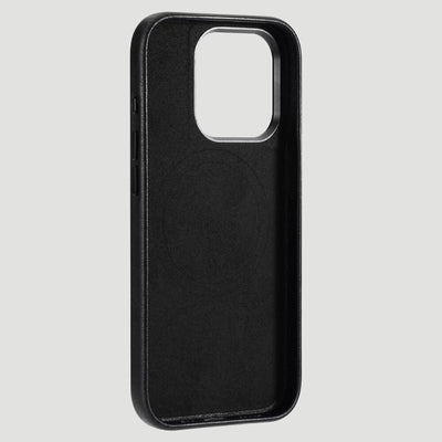Wrangler Apple iPhone 15 Pro Leather Embroidery Case Black - LW/3001BK15PRO