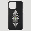 Wrangler Apple iPhone 15 Pro Max Leather Embroidery Case Black - LW/3001BK15PM