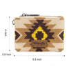 Wrangler Womens Aztec Print Card Wallet Tan - WG226-W069TN