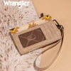 Wrangler Womens Aztec Print Card Wallet Tan - WG226-W069TN