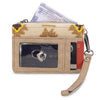 Wrangler Womens Aztec Print Card Wallet Tan - WG226-W069TN