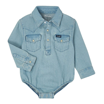 Wrangler Baby Denim Bodysuit - PQ1371D