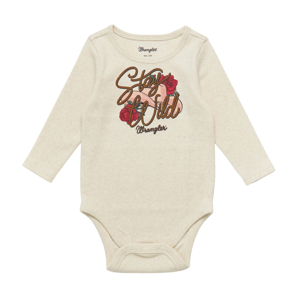 Wrangler Baby Girls Onesie