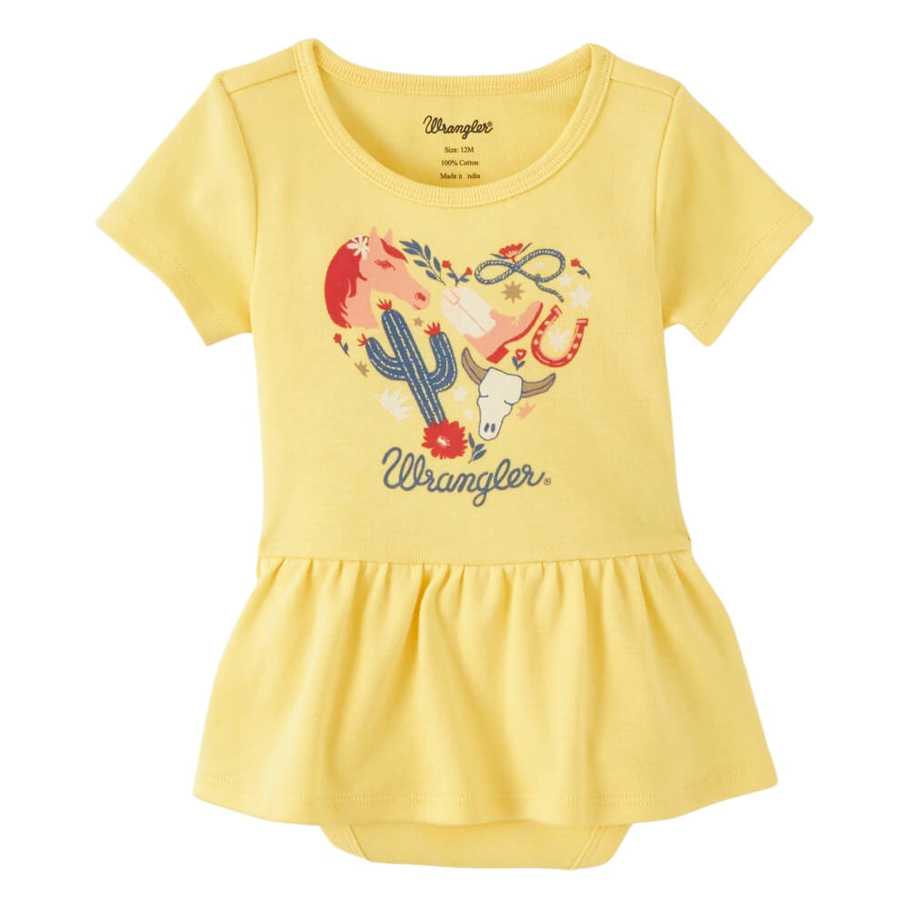 Wrangler Baby Girls Skirt Bodysuit