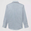 Wrangler Boys 20X Advanced Comfort Western Shirt Blue Stops - 112374368