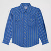 Wrangler Boys 20X Advanced Comfort Western Snap Shirt Riverstone Stripe - 112381465
