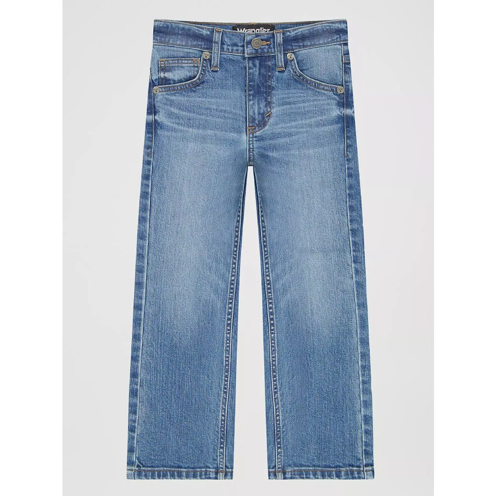Wrangler Boys 20X No. 42 Vintage Bootcut Slim Fit Jeans Topsail - 112381666