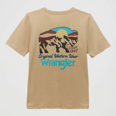 Wrangler Boys Bison Graphic T-Shirt