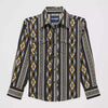 Wrangler Boys Checotah Western Snap Shirt Crow Black - 112374911