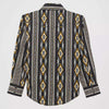 Wrangler Boys Checotah Western Snap Shirt Crow Black - 112374911