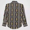 Wrangler Boys Checotah Western Snap Shirt Crow Black - 112374911