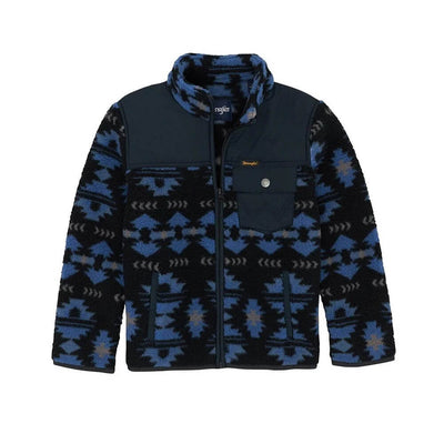 Wrangler Boys Federal Blue Full Zip Jacket