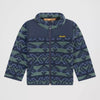Wrangler Boys Hay Away Full Zip Sherpa Jacket Dark Forest - 112382946