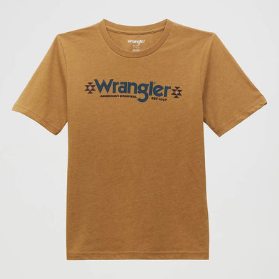 Wrangler Boys Kabel Logo T-Shirt