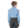 Wrangler Boys Long Sleeve Denim Snap Shirt - BW1251B