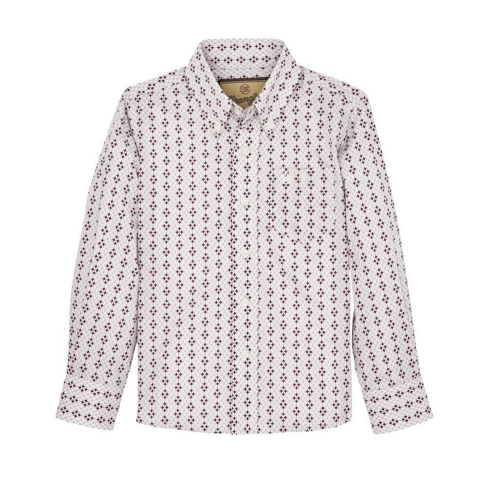 Wrangler Boys Classic Long Sleeve Shirt