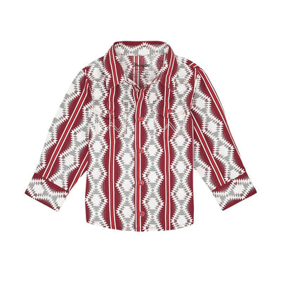 Wrangler Boys Long Sleeve Snap Shirt