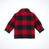 Wrangler Boys Quilt Lined Flannel Shirt Jacket Red Buffalo - 112368357