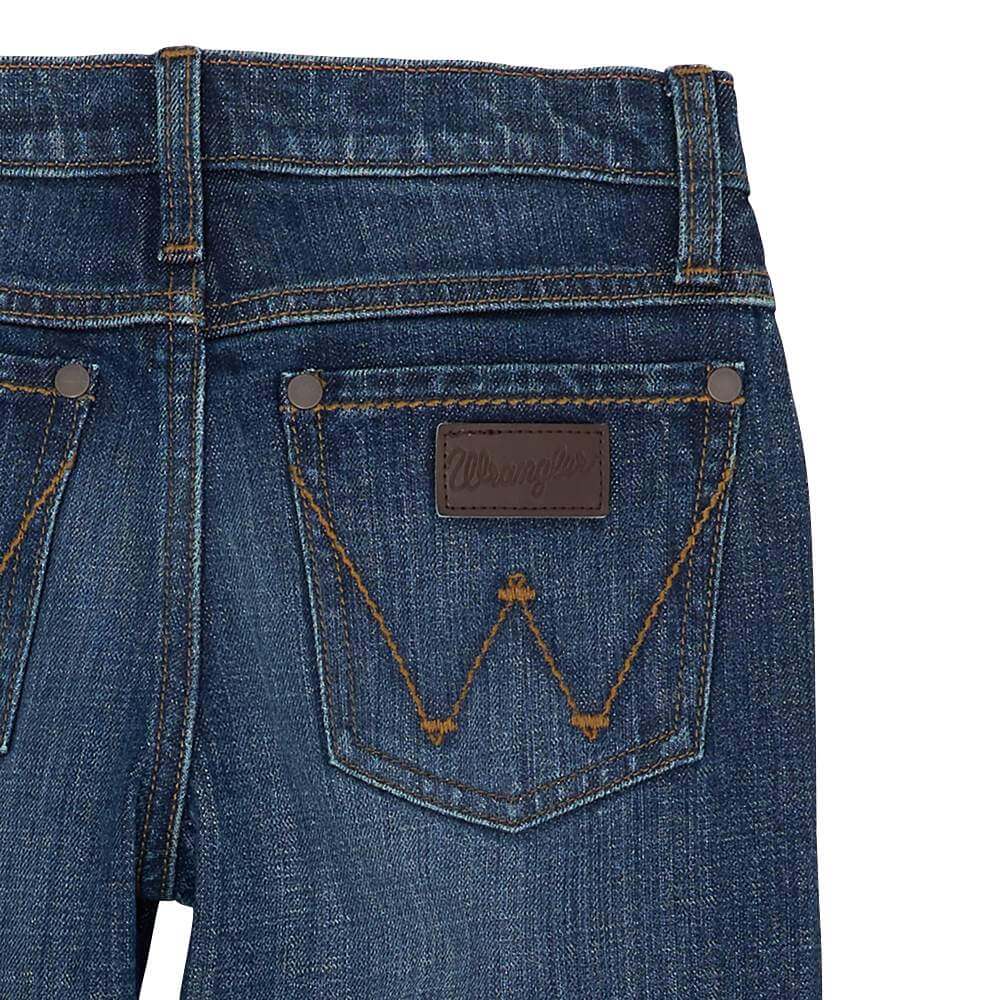Wrangler Boys Retro Relaxed Jeans Dark Wash - 112367889
