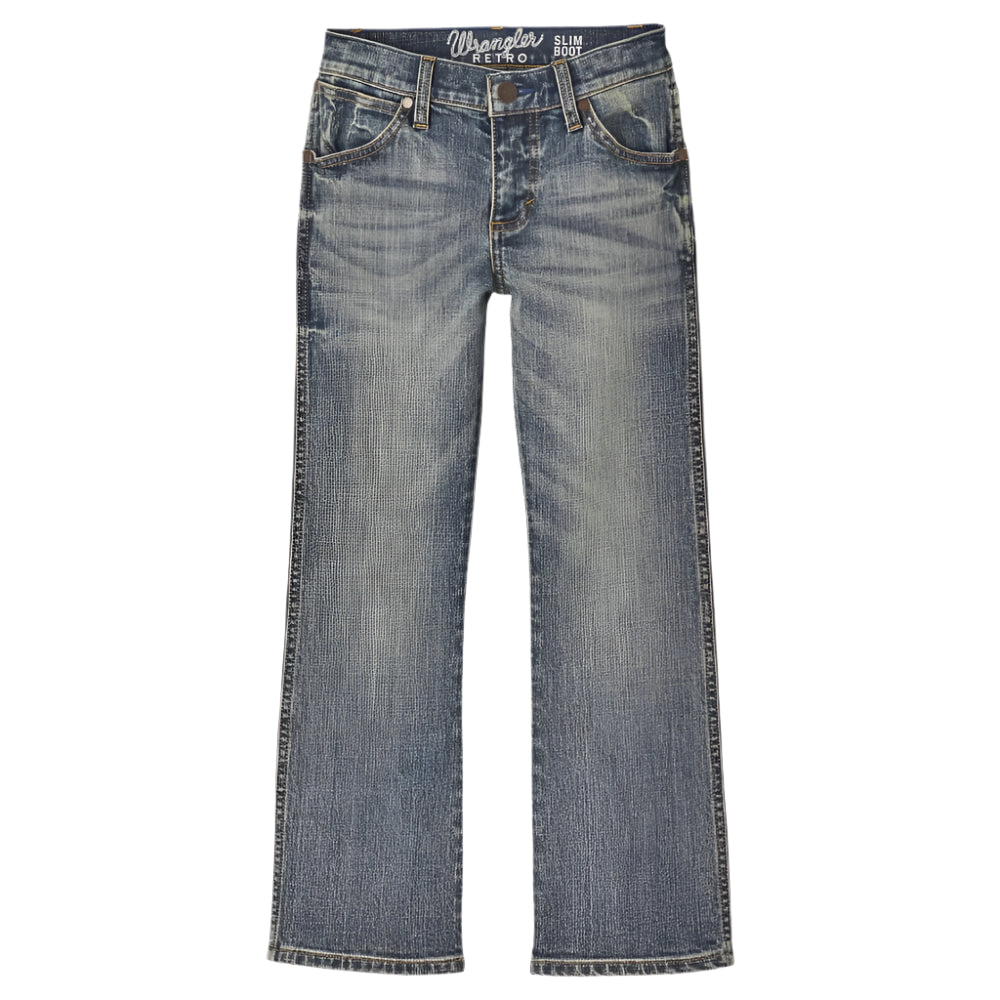 Wrangler Boys Retro Slim Boot Jeans Greeley (Sizes: 4 - 7) - 112344607
