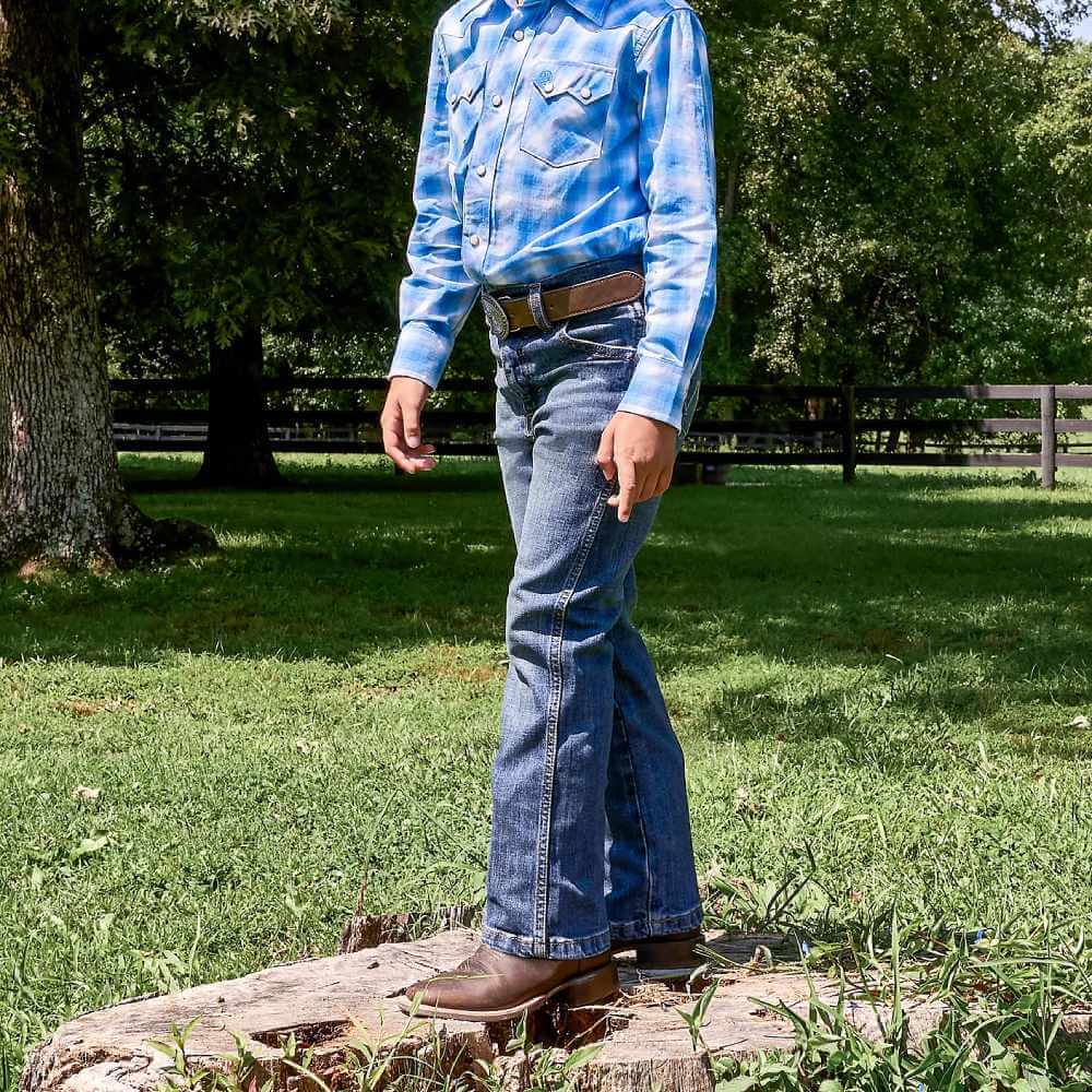 Wrangler Boys Retro® Slim Boot Jeans Layton (Sizes: 4-7) - 112336145