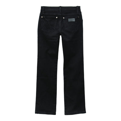 Wrangler Boys Retro Black Straight Jeans