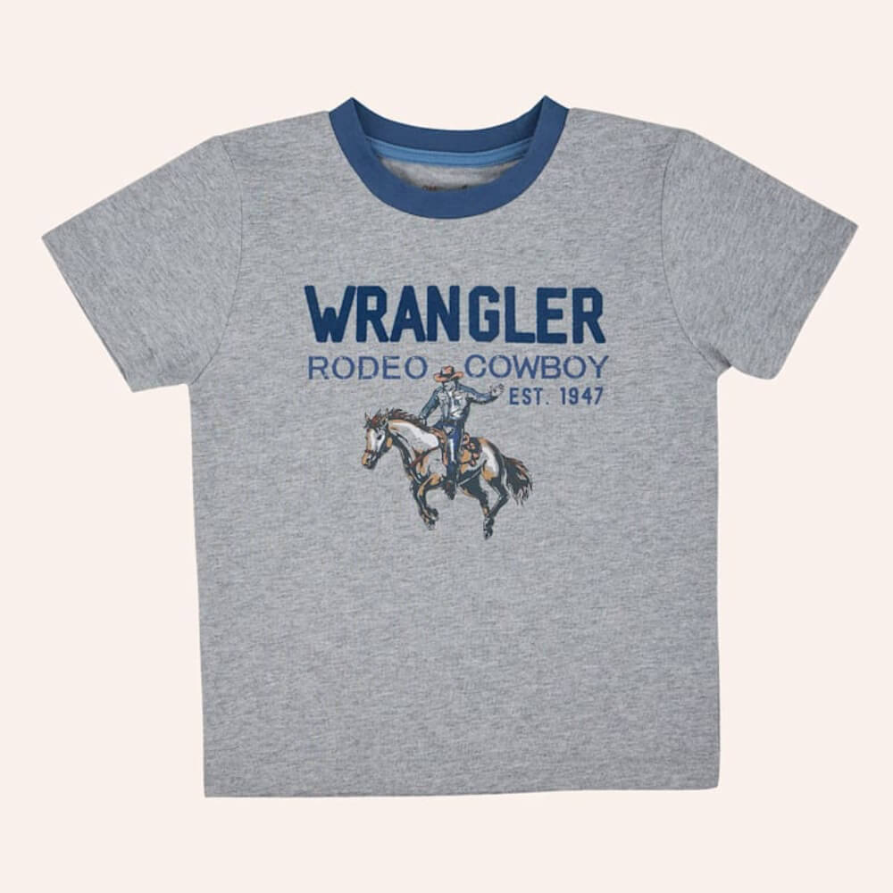 Wrangler Boys Rodeo Cowboy Graphic T-Shirt