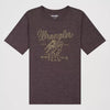 Wrangler Boys Rodeo Wrestling Team Graphic T-Shirt Chocolate Torte Heather - 112379618