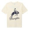 Wrangler Boys Short Sleeve Graphic T-Shirt Antique White Heather - 112375845
