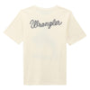 Wrangler Boys Short Sleeve Graphic T-Shirt Antique White Heather - 112375845