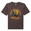 Wrangler Boys Short Sleeve Graphic T-Shirt Mole Heather - 112375838