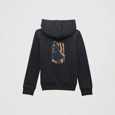 Wrangler Boys Western Back Graphic Pullover Hoodie Jet Black - 112368745