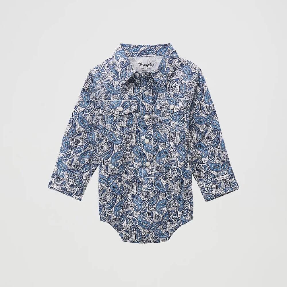 Wrangler Boys Western Snap Bodysuit - 112369536