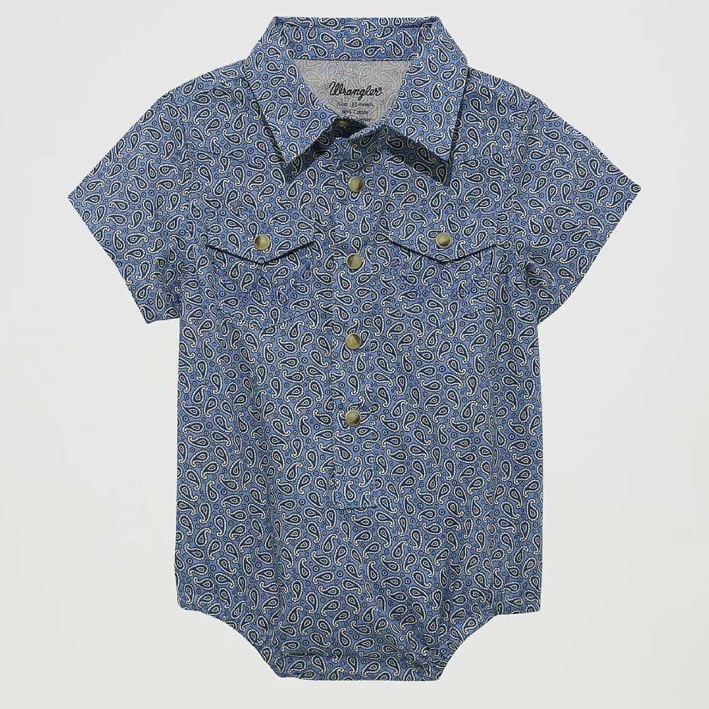 Wrangler Boys Western Snap Bodysuit