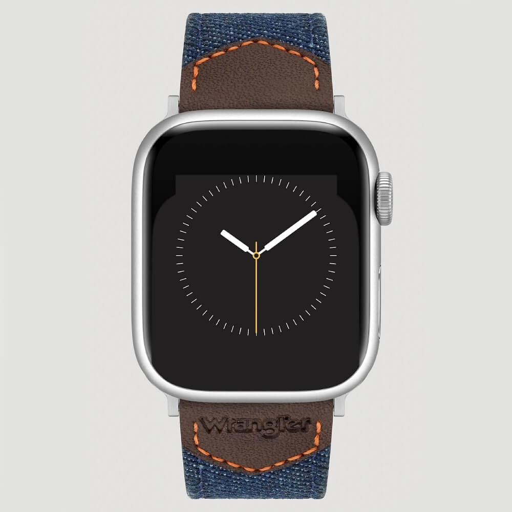 Wrangler Denim Leather Universal Watchband Denim - LW/1006SVBLWR