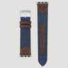 Wrangler Denim Leather Universal Watchband Denim - LW/1006SVBLWR