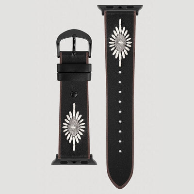 Wrangler Embroidery Strap Universal Watchband Black - LW/1007DGBKWR