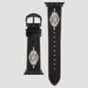 Wrangler Embroidery Strap Universal Watchband Black - LW/1007DGBKWR