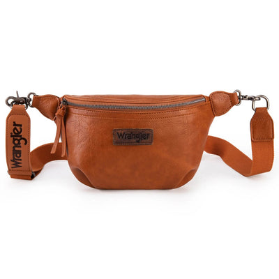 Wrangler Fanny Pack Belt Sling Bag Light Brown - WG82-194LBR