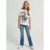 Wrangler Girls Lainey Wilson x Wrangler Boot Huggers Jeans Blue Wash - 112368277
