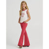 Wrangler Girl's Lainey Wilson x Wrangler Red Flare Jeans - 112380477