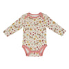 Wrangler Girls 3 Piece Flowers Onesie Set Marshmallow - HW1100038