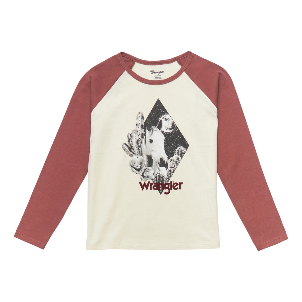 Wrangler Girls Baseball T-Shirt