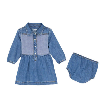Wrangler Girls Denim Snap Dress