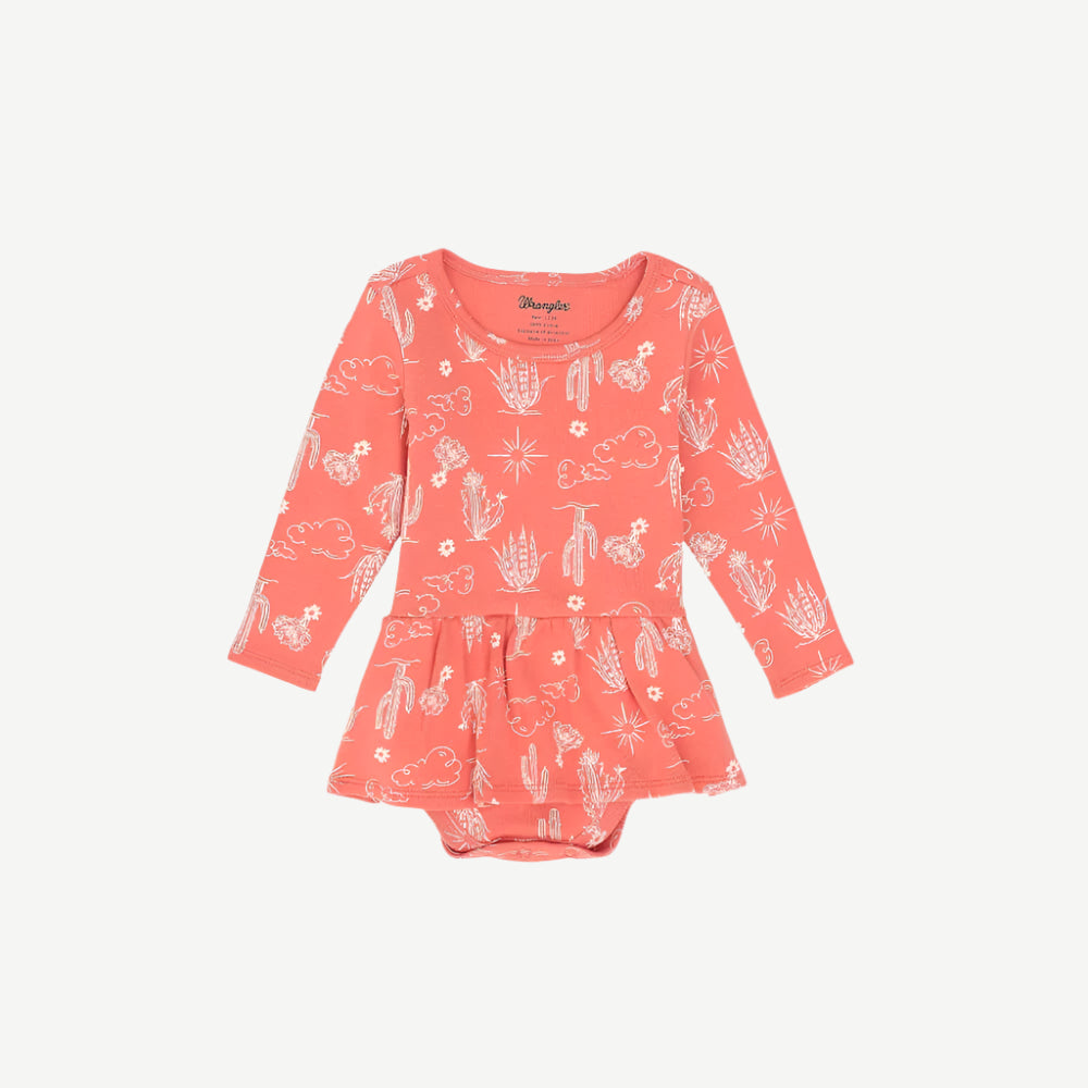 Wrangler Girls Desert Icons Skirted Bodysuit