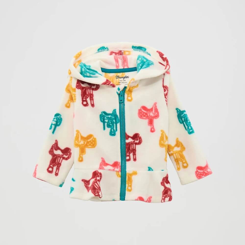 Wrangler Girls Western Full Zip Fleece